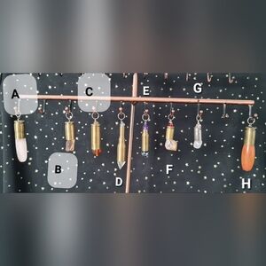 Bullet Crystal Charms/Pendants